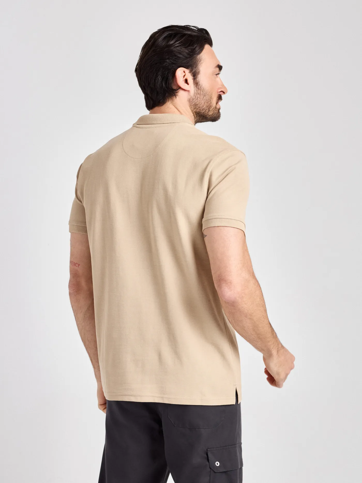 Iseo Man - Poloshirt – natur – Bild 4 von 5