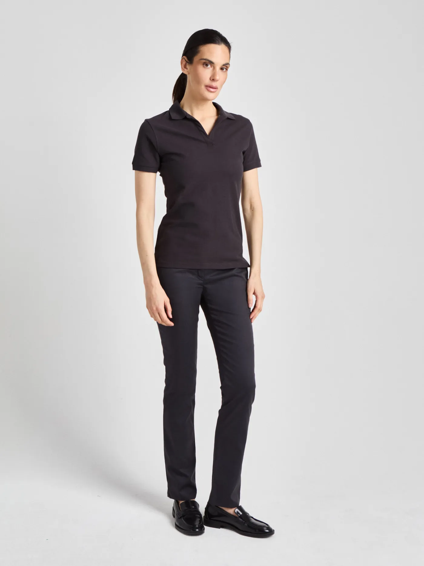 Susa Lady - Poloshirt – anthrazit – Bild 3 von 4