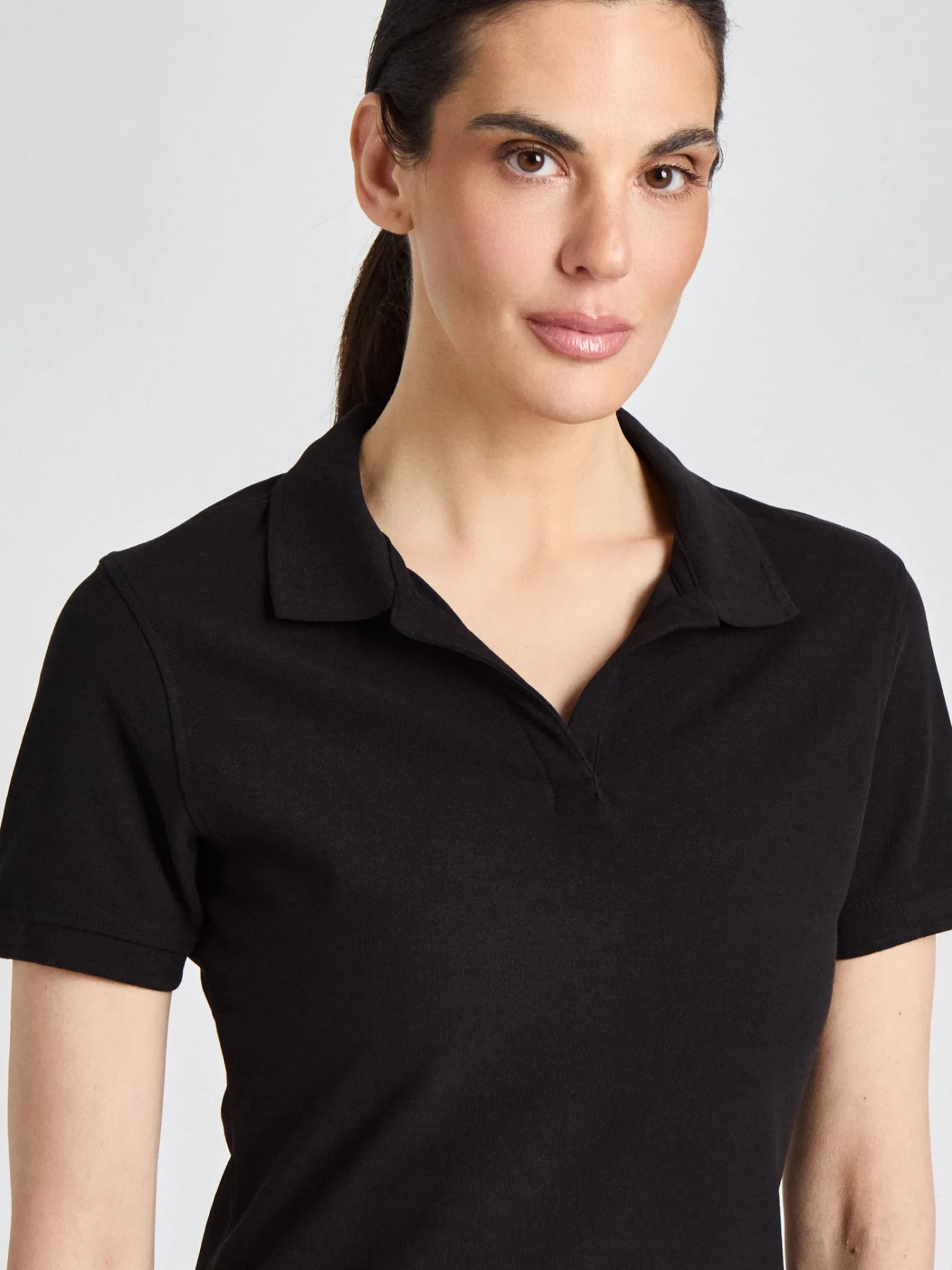 Susa Lady - Poloshirt – schwarz – Bild 2 von 4
