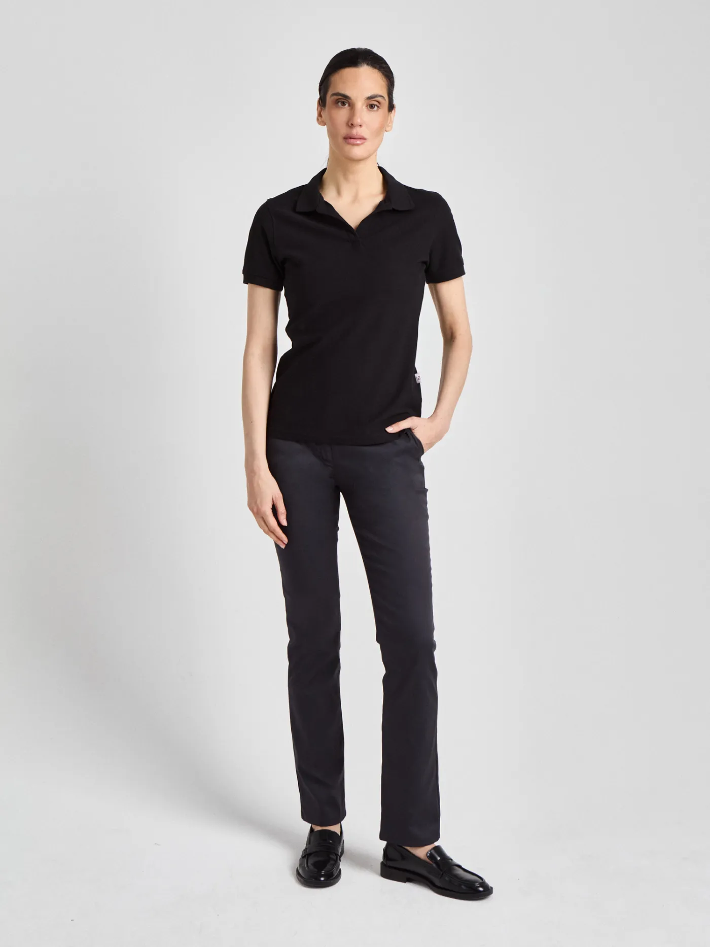 Susa Lady - Poloshirt – schwarz – Bild 3 von 4