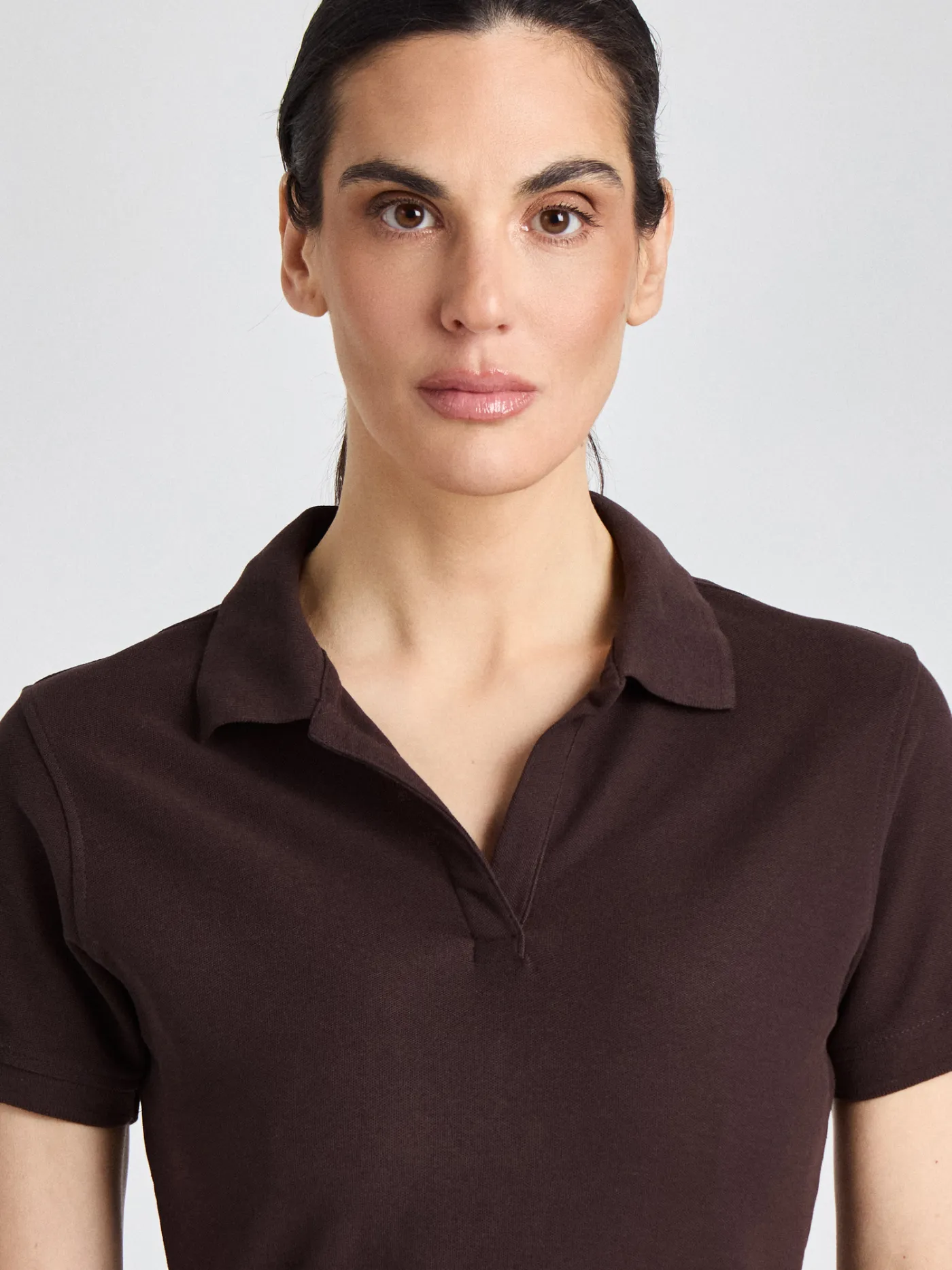 Susa Lady - Poloshirt – chocolate – Bild 2 von 4