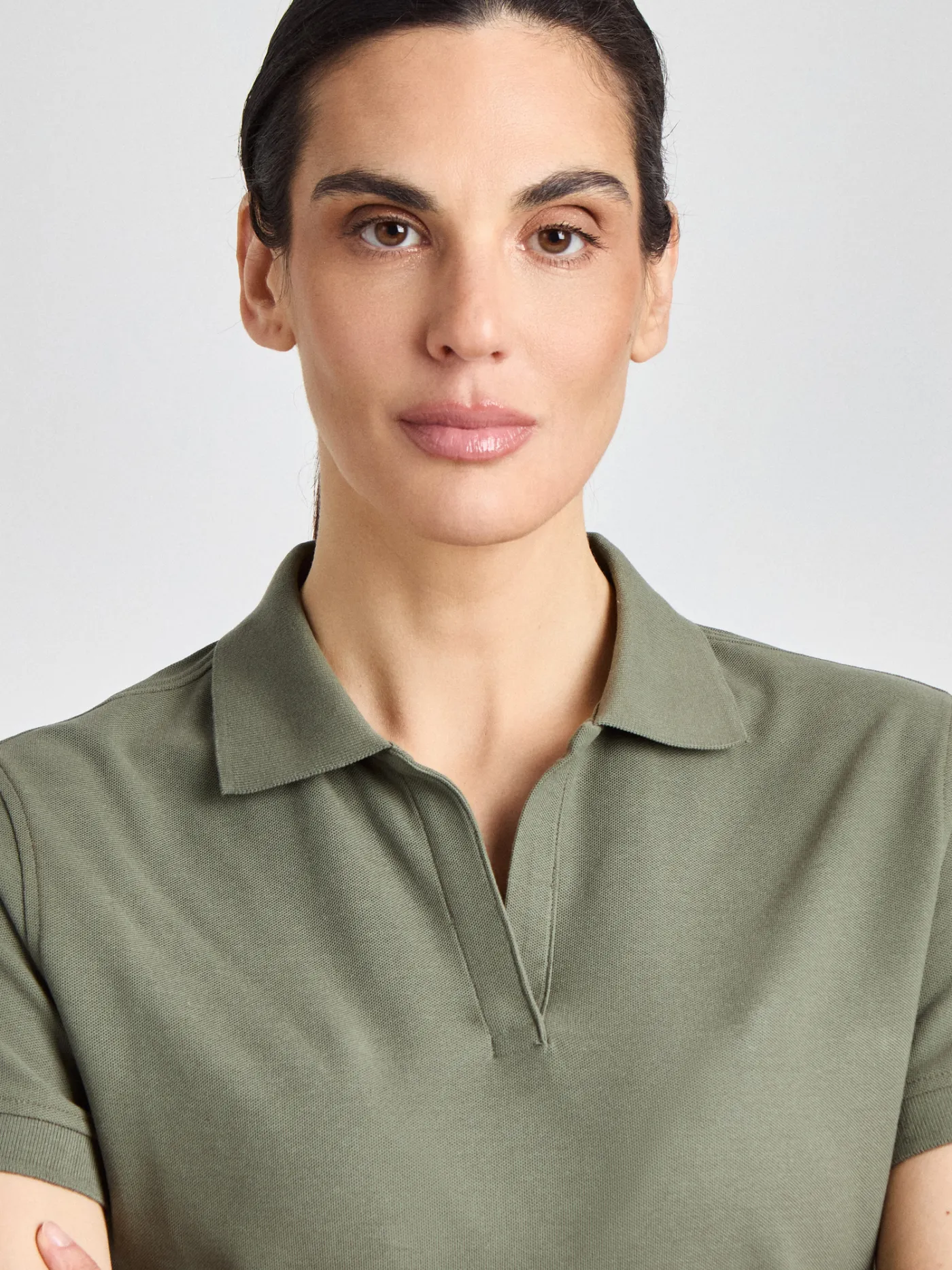 Susa Lady - Poloshirt – olive – Bild 2 von 4