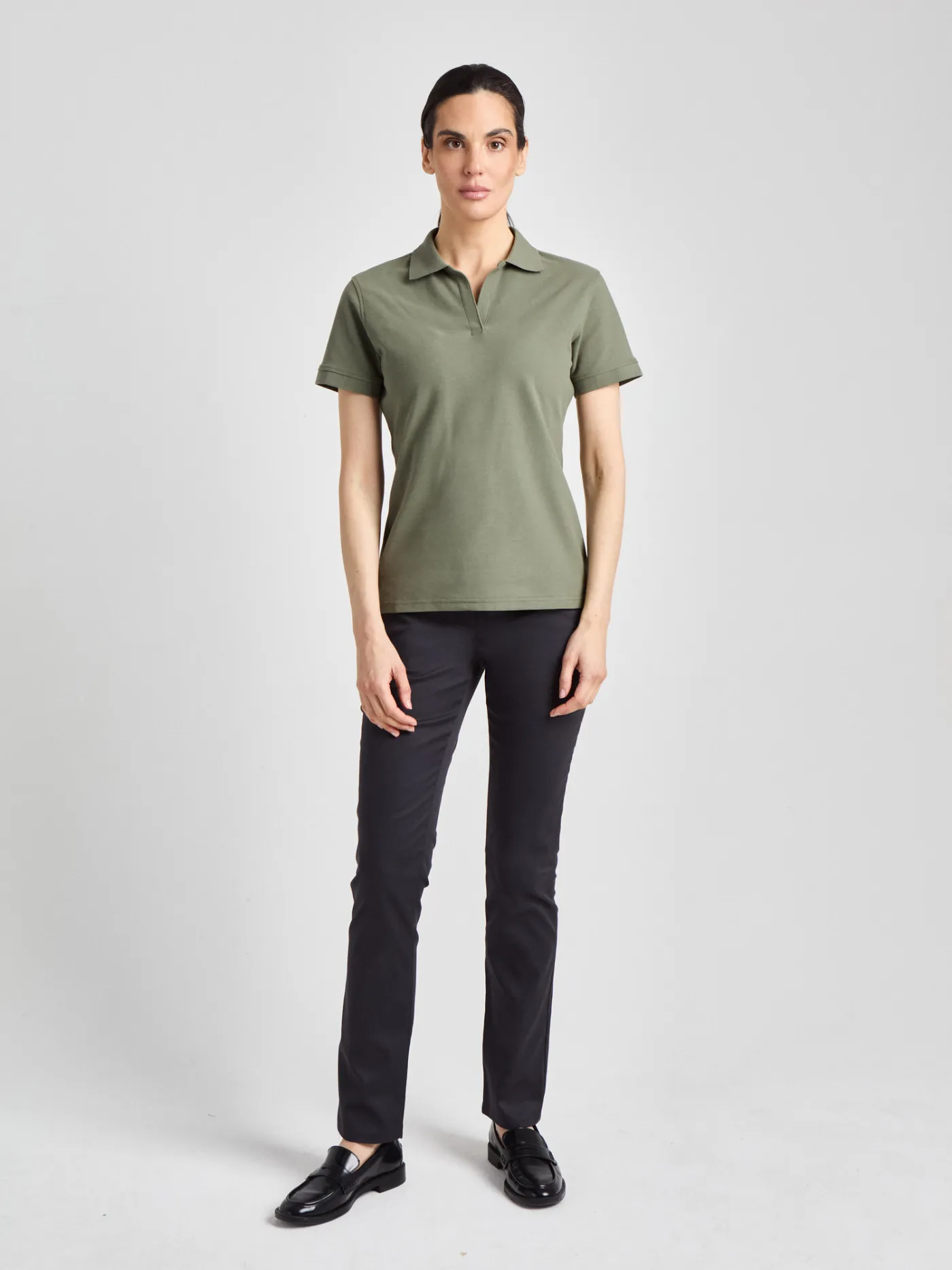 Susa Lady - Poloshirt – olive – Bild 3 von 4