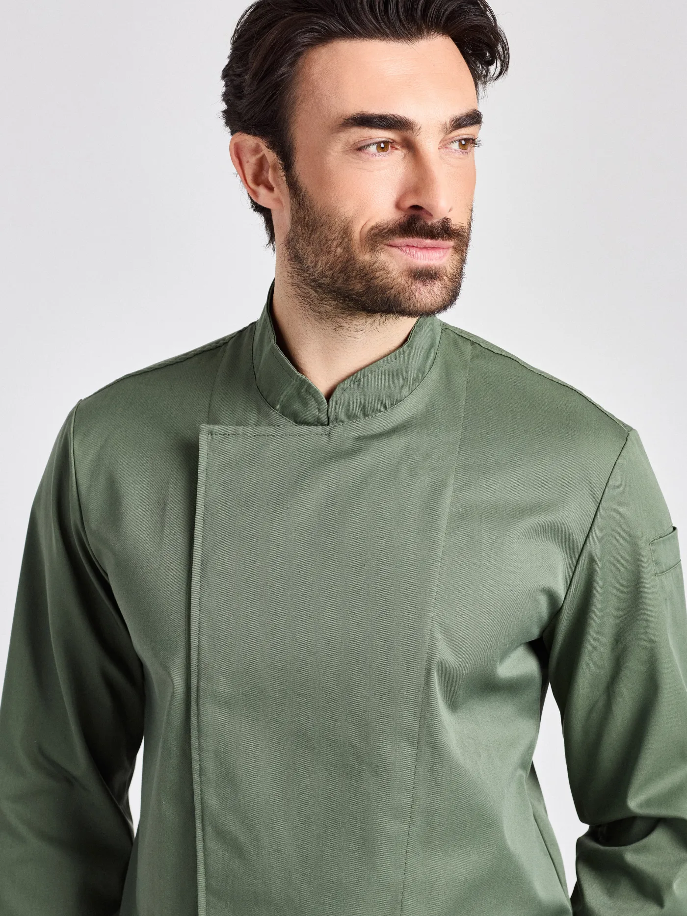 Rimini-Bene Man Classic - Kochjacke – olive – Bild 2 von 5