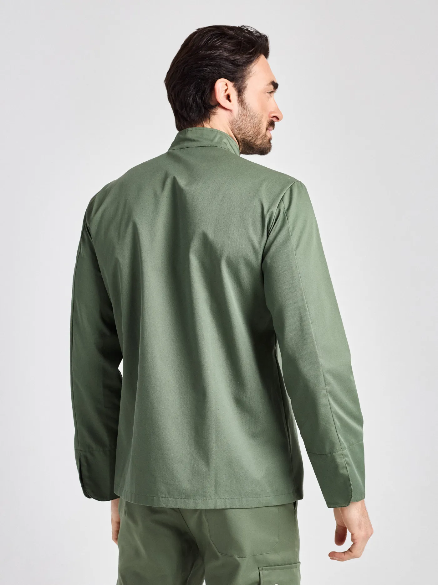 Rimini-Bene Man Classic - Kochjacke – olive – Bild 4 von 5