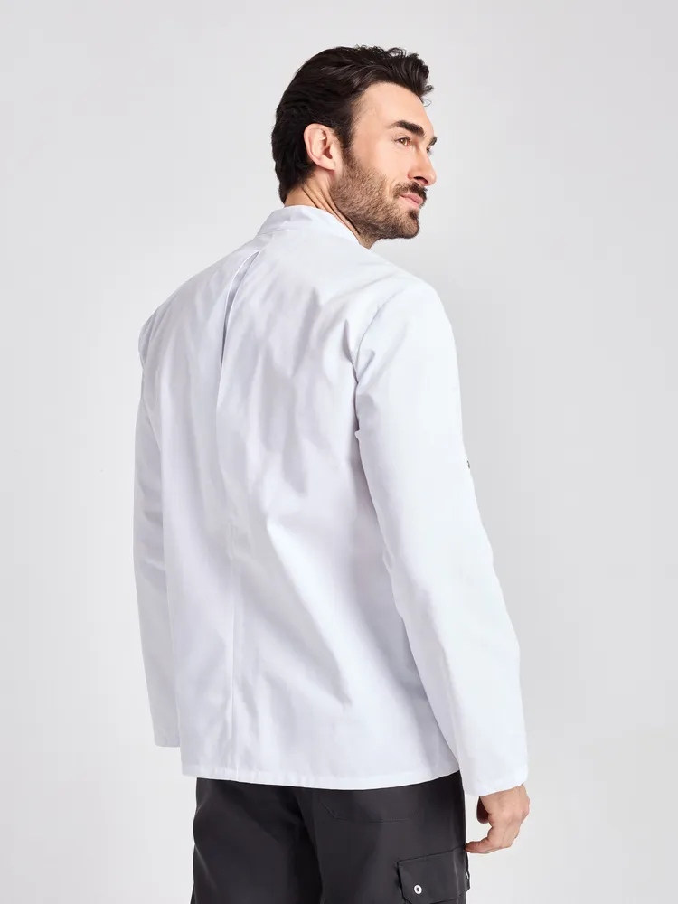 Turin Man Classic - Kochjacke – weiß – Bild 4 von 5