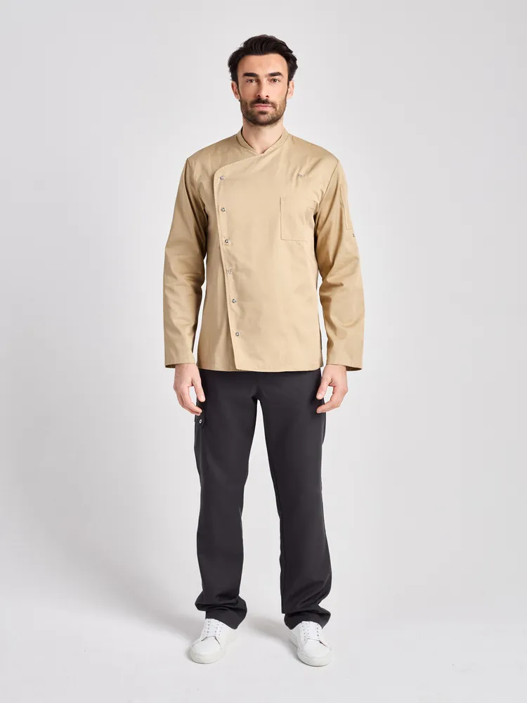 Turin Man Classic - Kochjacke – khaki – Bild 3 von 5