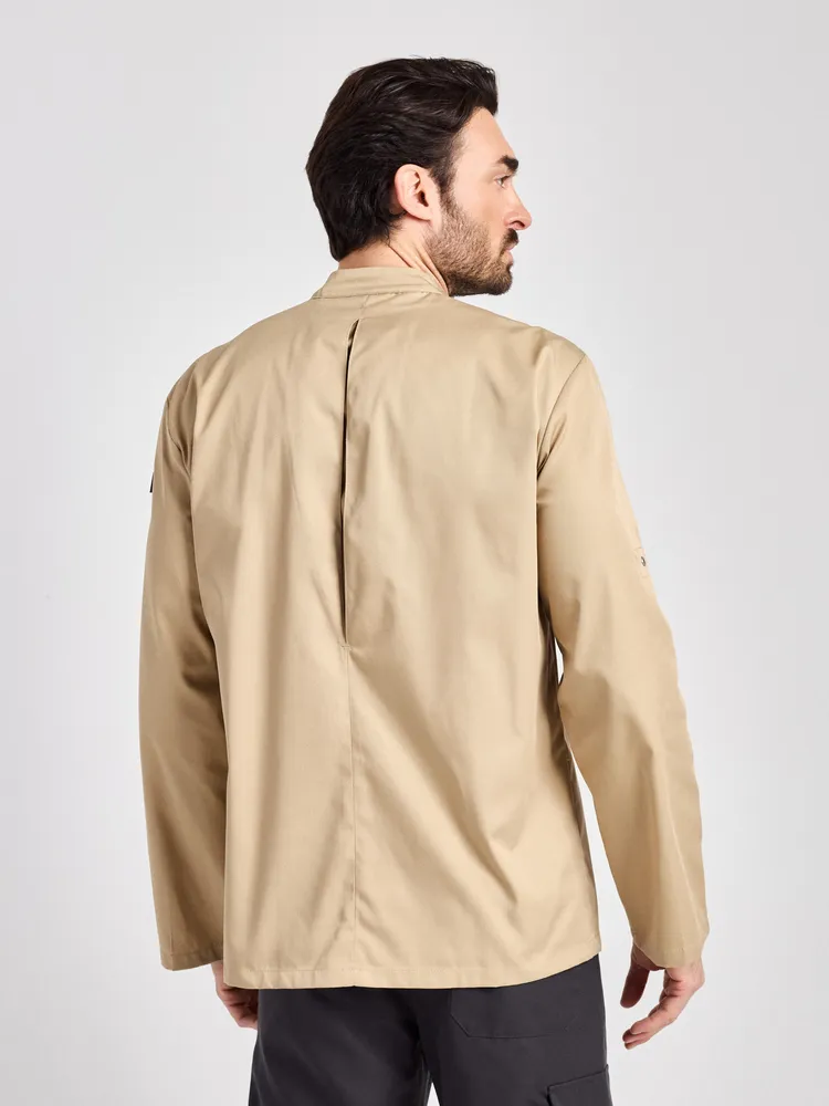 Turin Man Classic - Kochjacke – khaki – Bild 4 von 5