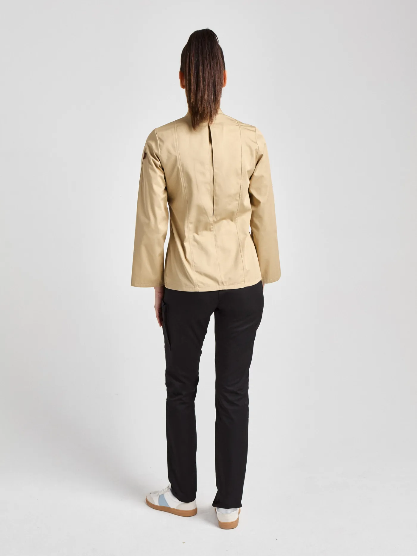 Turin Lady Classic - Kochjacke – khaki – Bild 4 von 4