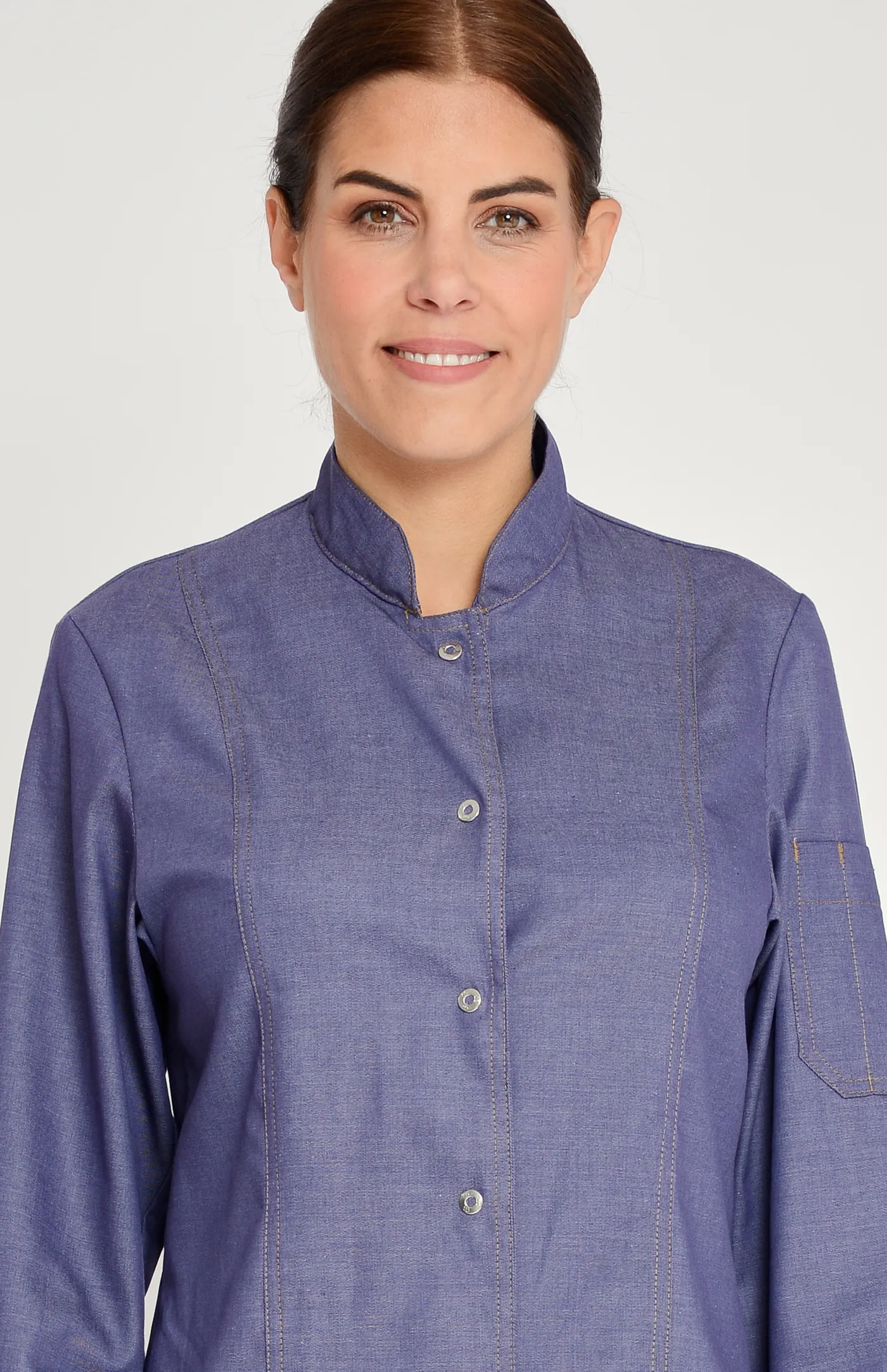 Kochhemd Varenna Lady - denim – Standard – Bild 2 von 5