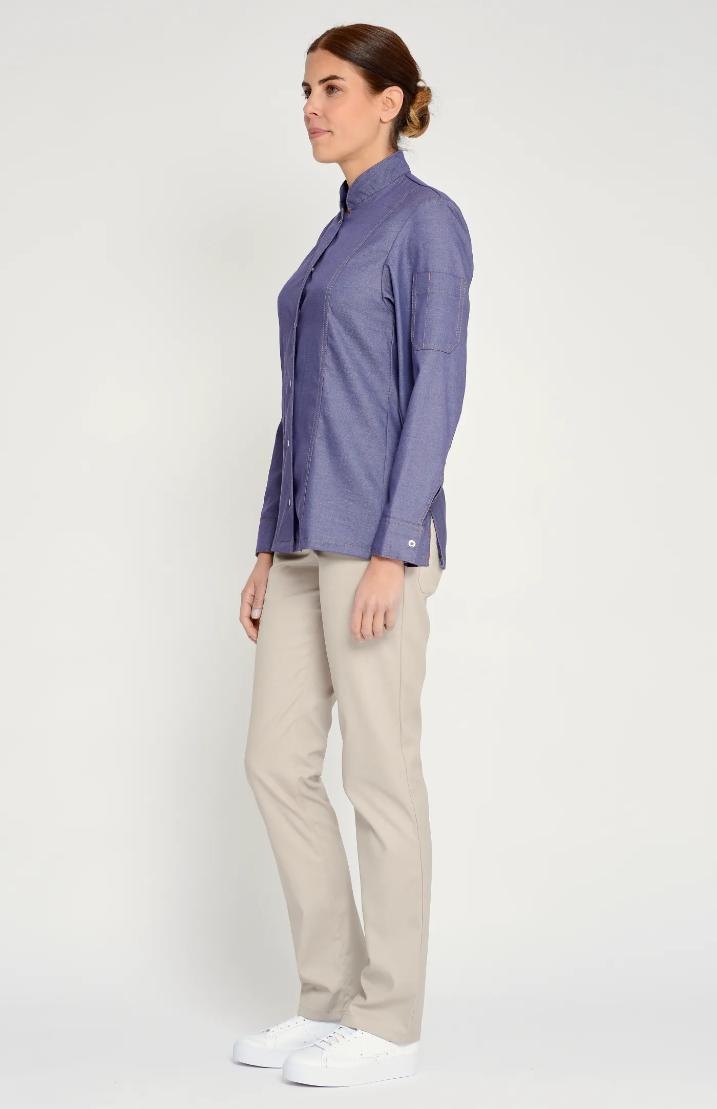 Kochhemd Varenna Lady - denim – Standard – Bild 3 von 5
