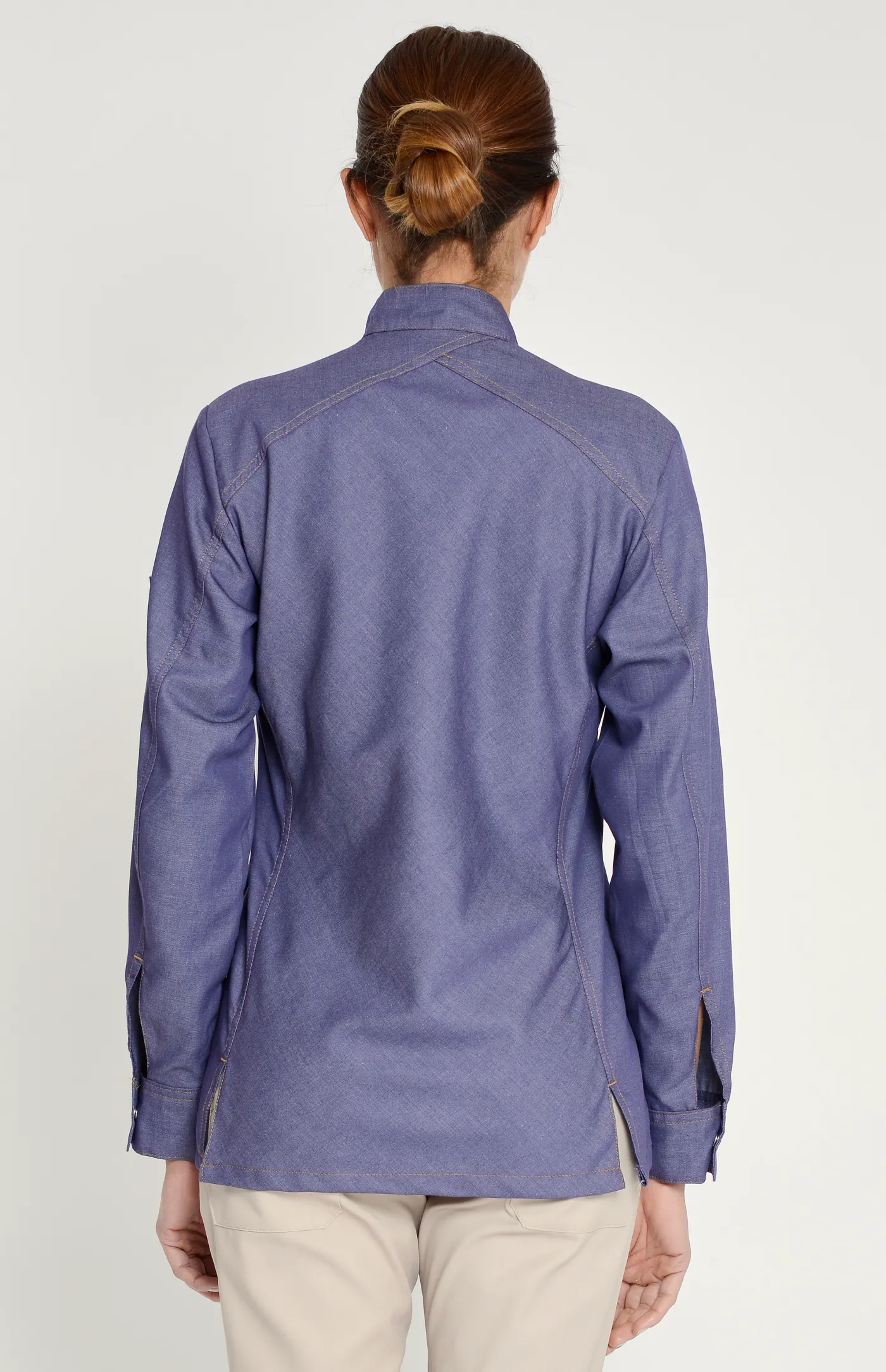 Kochhemd Varenna Lady - denim – Standard – Bild 4 von 5