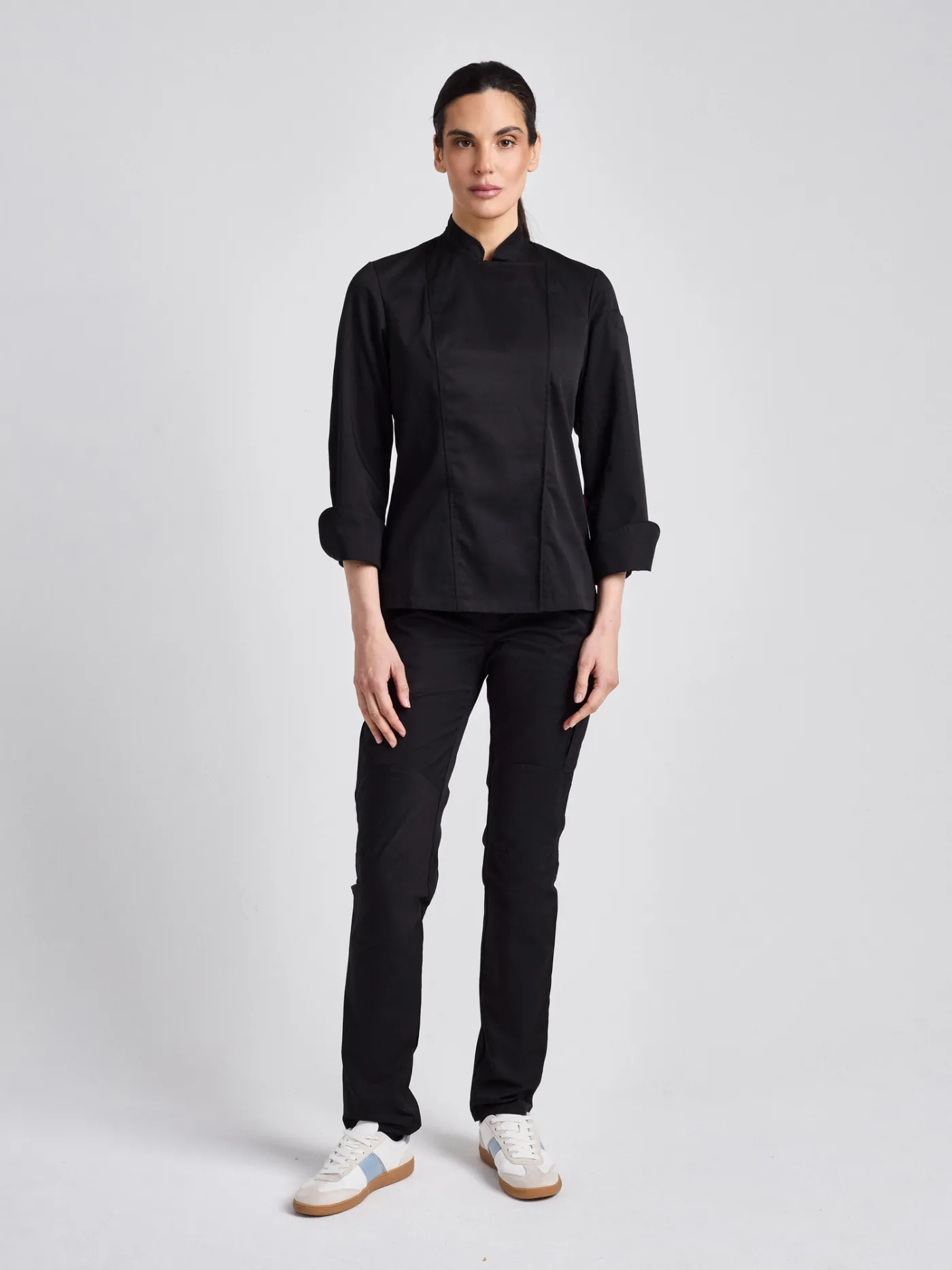 Rimini-Bene Lady Classic - Kochjacke – schwarz – Bild 3 von 5
