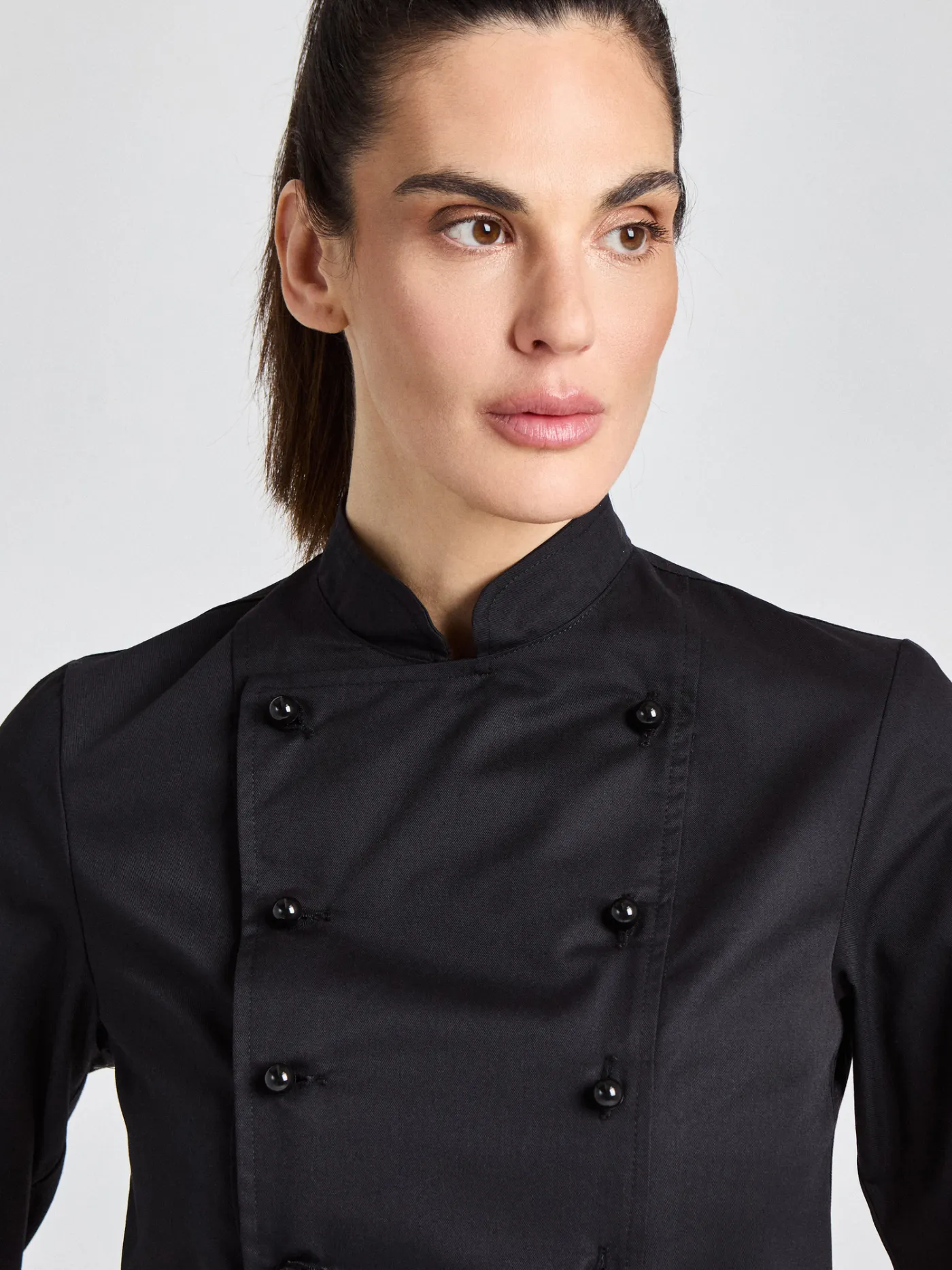 Rimini Lady Classic - Kochjacke – schwarz – Bild 5 von 5