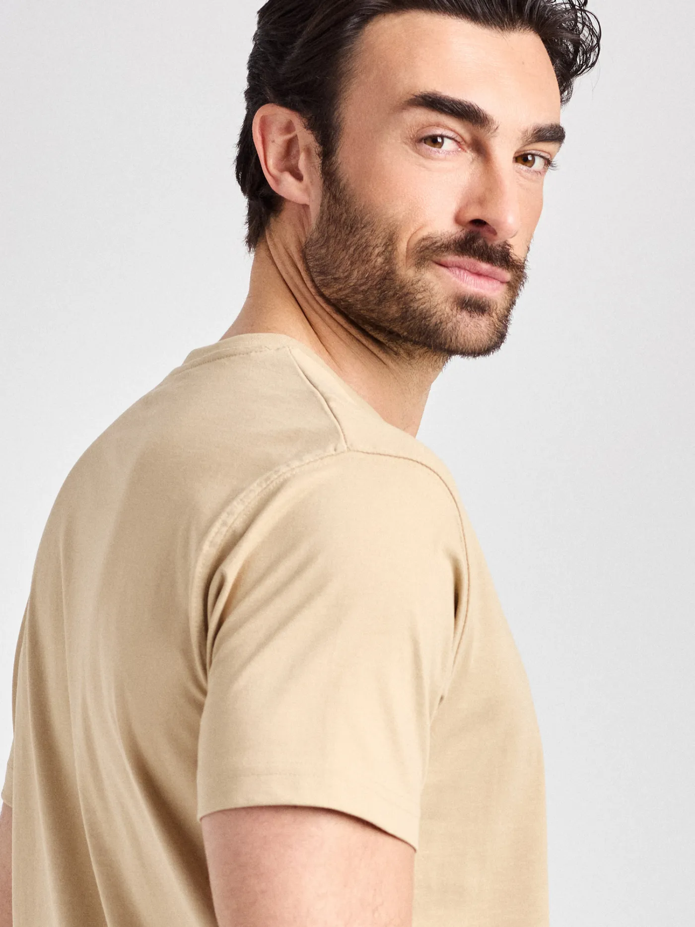 Taranto Man - T-Shirt Kurzarm – natur – Bild 4 von 5