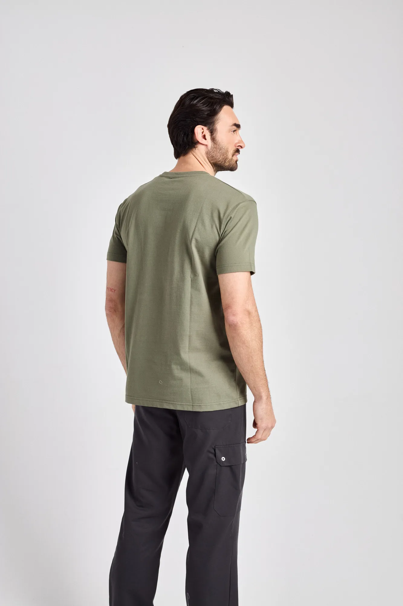 Taranto Man - T-Shirt Kurzarm – olive – Bild 4 von 5