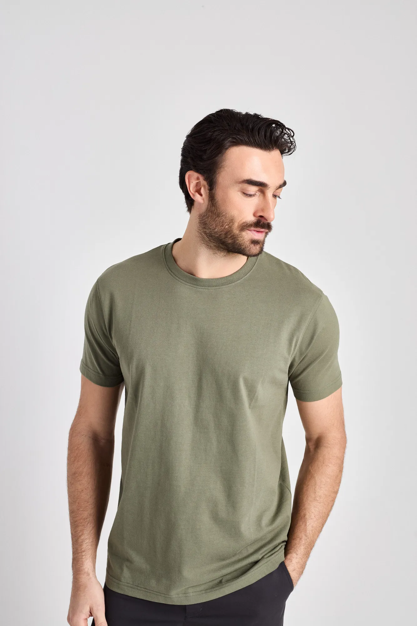 Taranto Man - T-Shirt Kurzarm – olive – Bild 5 von 5