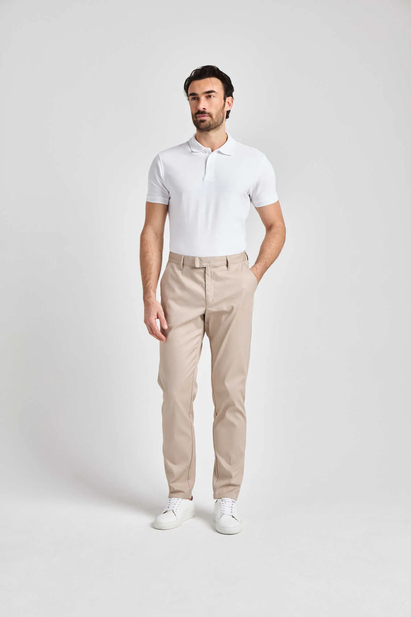 Elda Man Comfort - Hose – beige – Bild 2 von 5