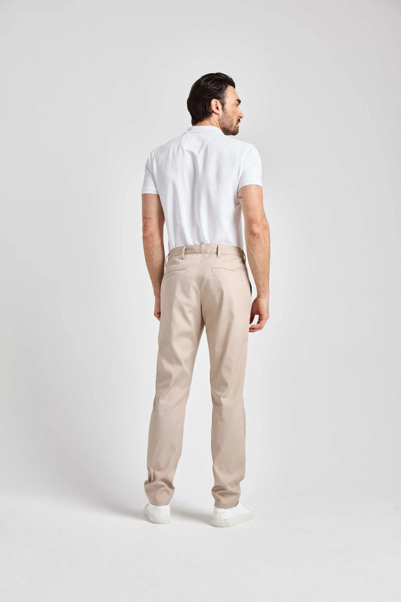 Elda Man Comfort - Hose – beige – Bild 4 von 5