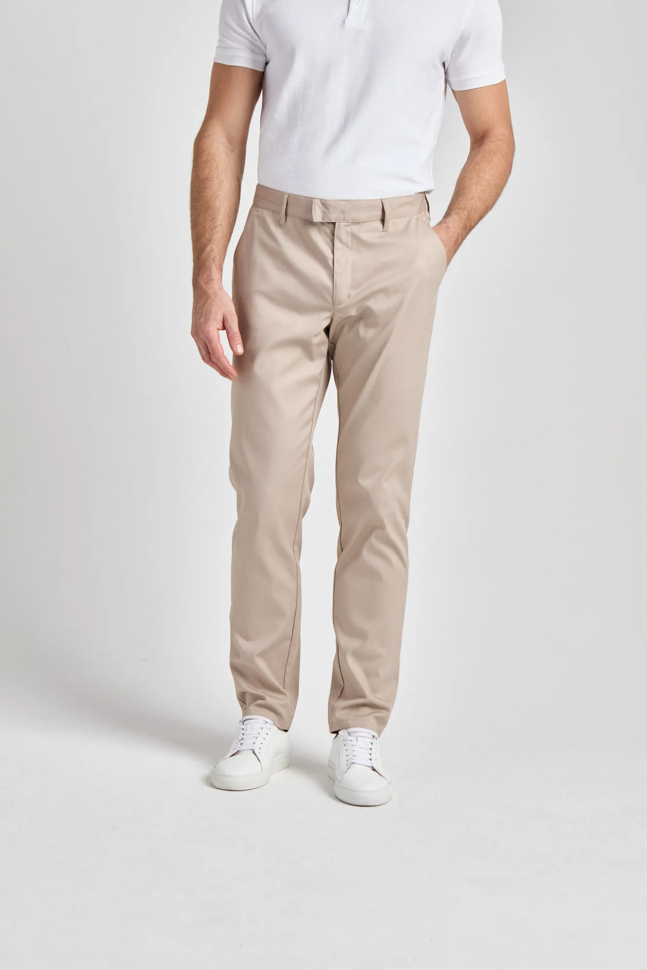 Elda Man Comfort - Hose – beige – Bild 5 von 5