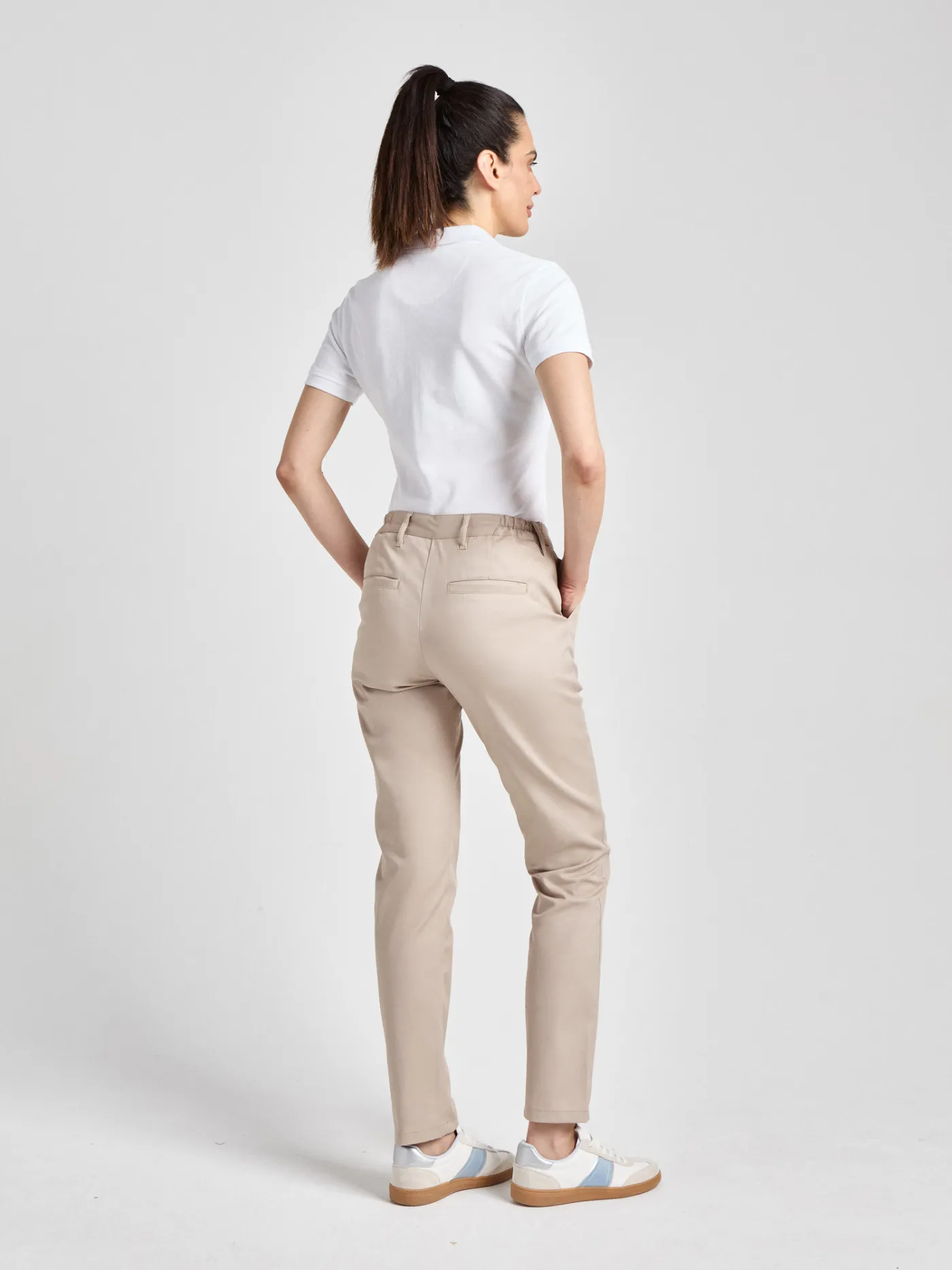 Elda Lady Comfort - Hose – beige – Bild 4 von 4