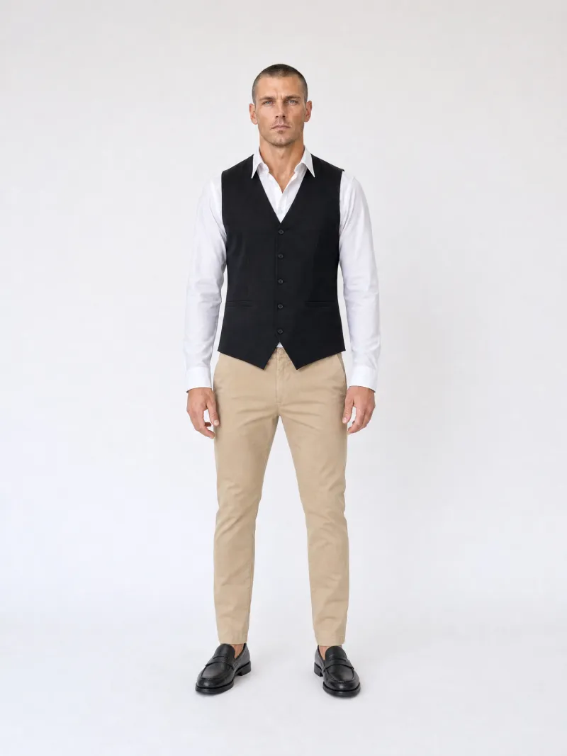 Pisa Man Classic - Weste - schwarz – schwarz