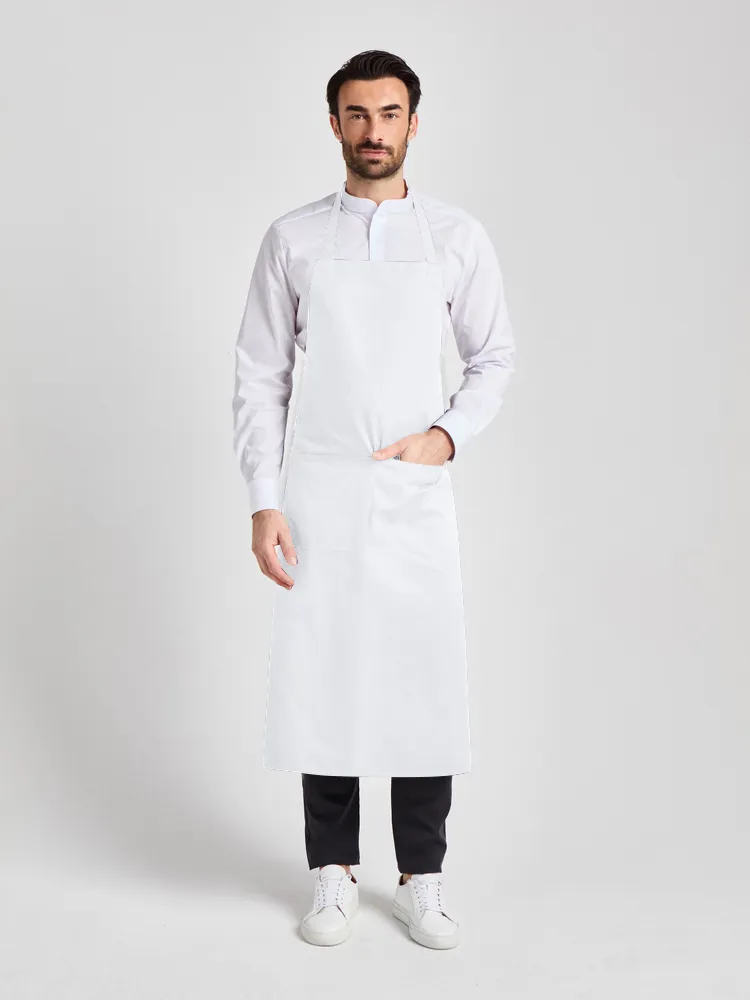 Verona Classic Bag 110 x 75 - Bib apron – white