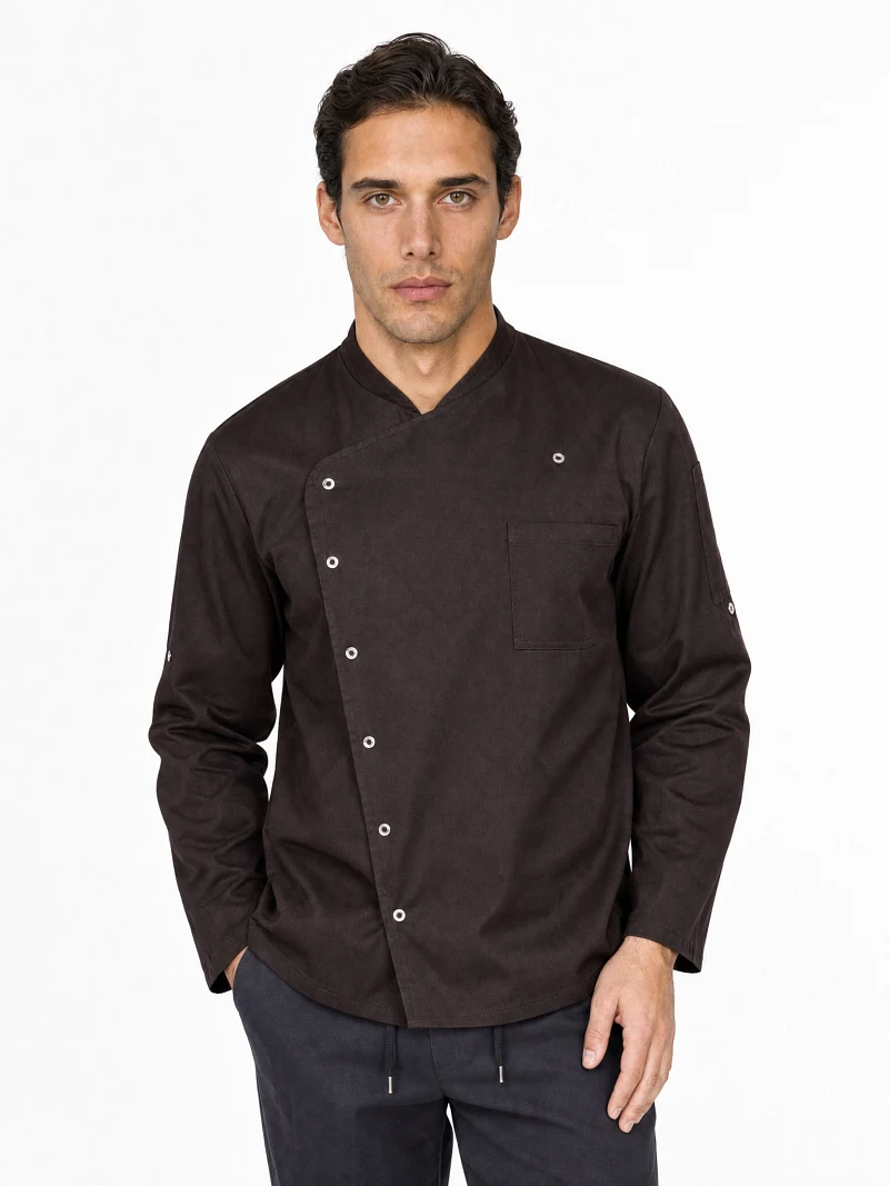 Turin Man Classic - Kochjacke – chocolate