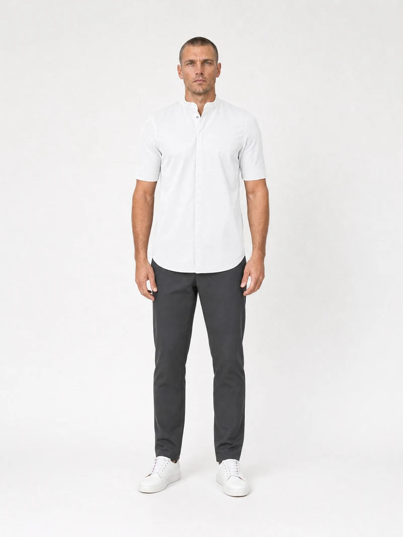 Parla Man Care - Jacket short sleeve – white