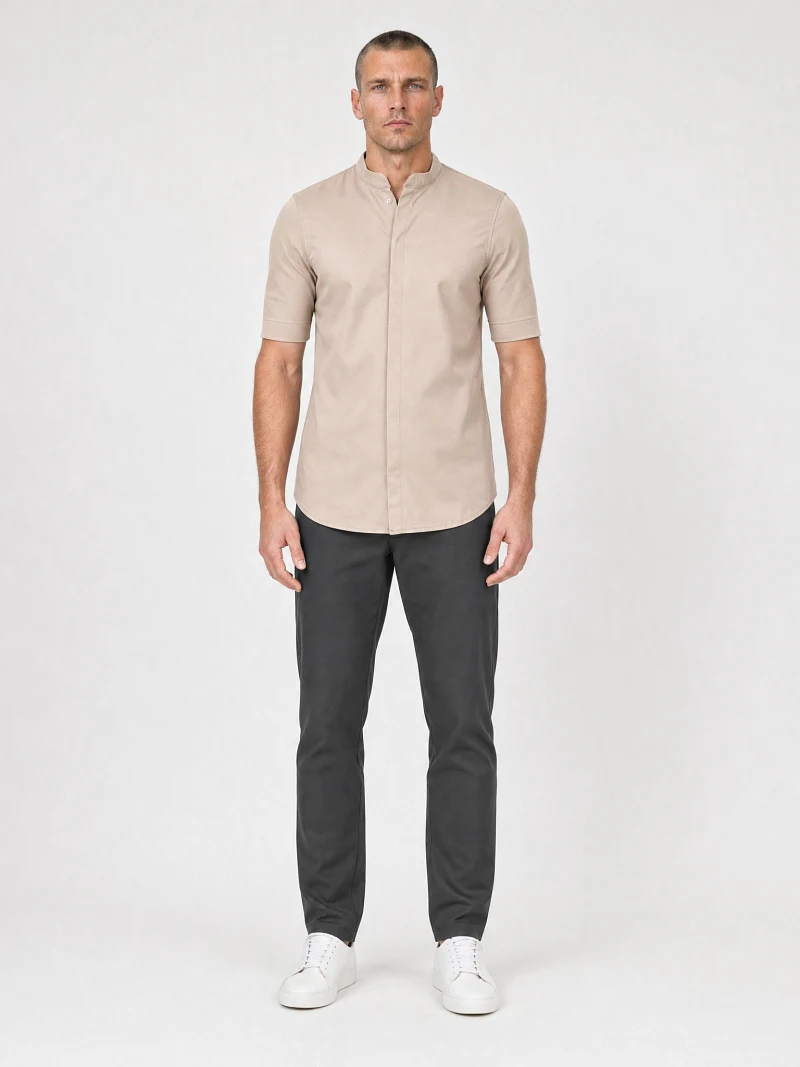 Parla Man Care - Jacket short sleeve – beige