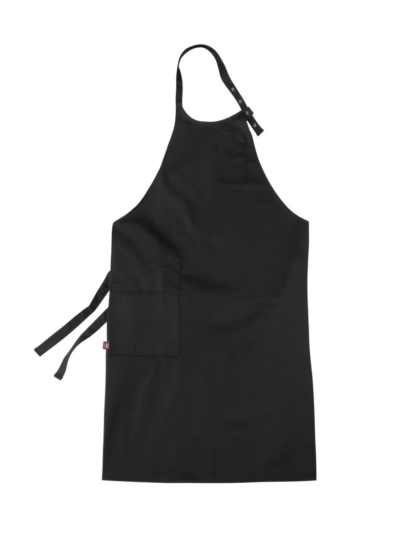 Vittoria Classic 105 x 75 - Latzschürze – schwarz