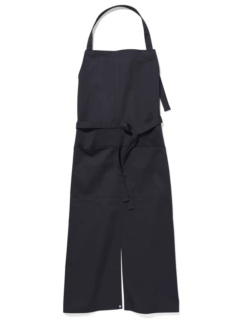 Verona Classic Schlitz Bag - Latzschürze 110 x 75 – schwarz