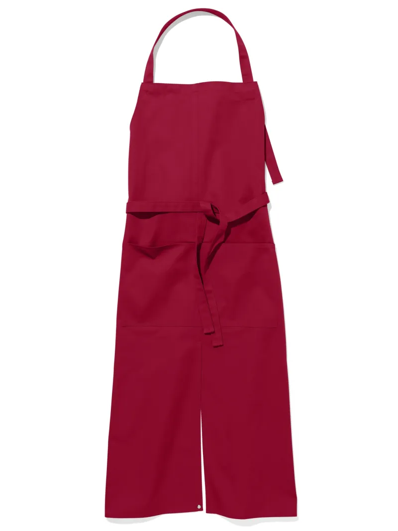 Verona Classic Slit Bag 110 x 75 - Bib apron – cherry
