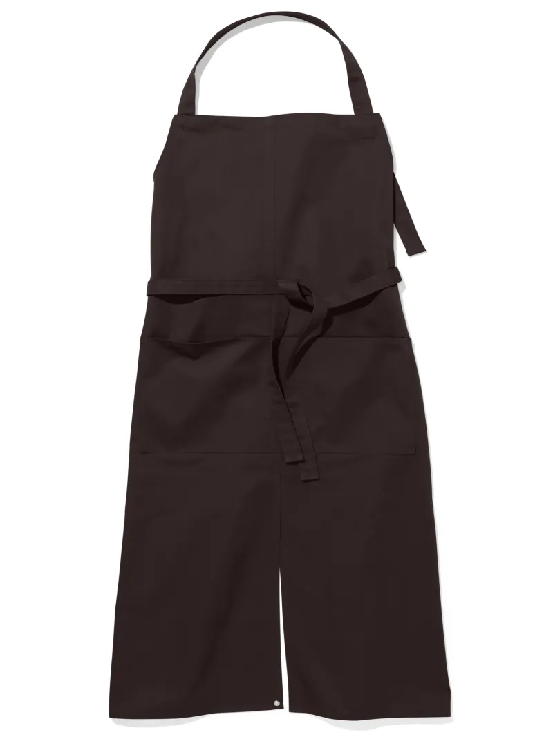 Verona Classic Slit Bag 110 x 75 - Bib apron – chocolate