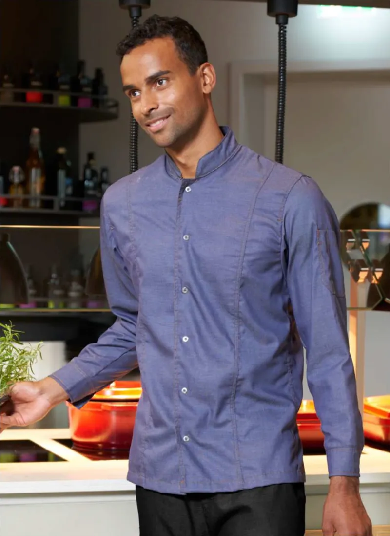 Kochhemd Volterra Man - denim – Standard